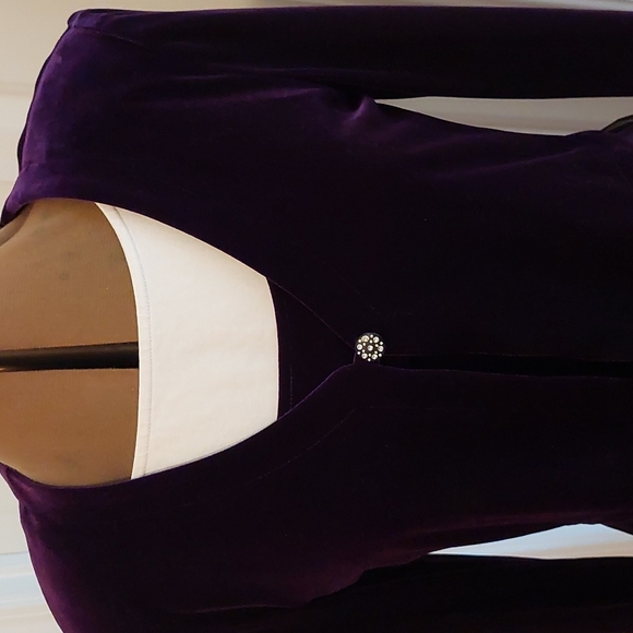 Jessica Howard Velvet and Satin Evening dress with jacket - Picture 5 of 10